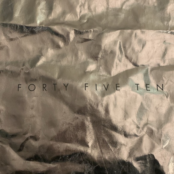 Silver Drawstring Backpack Bag - Picture 2 of 4